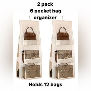 NWT 2 Pack of 6 Pocket Organizer